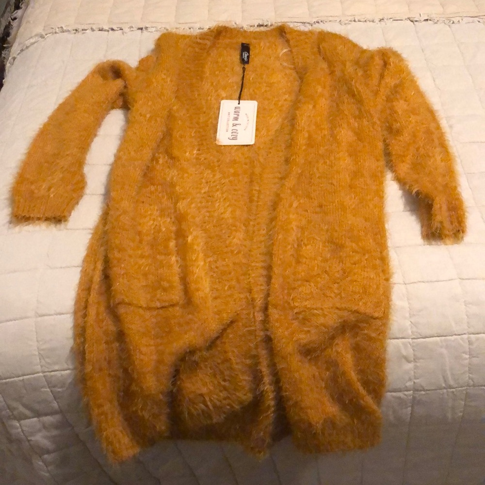 Mustard super soft cardigan